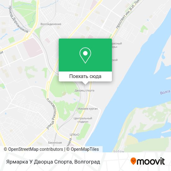Карта Ярмарка У Дворца Спорта