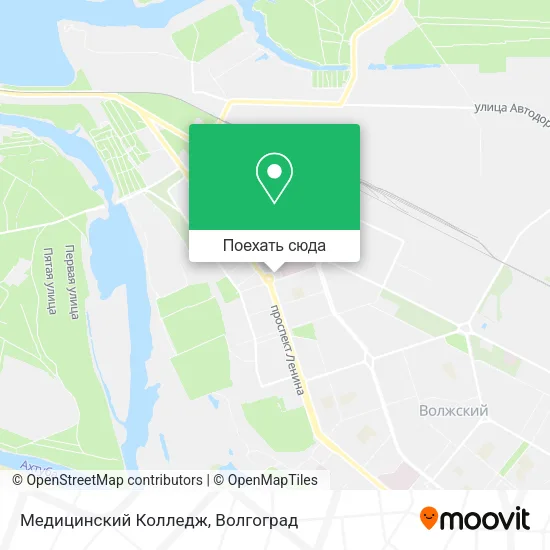Карта Медицинский Колледж