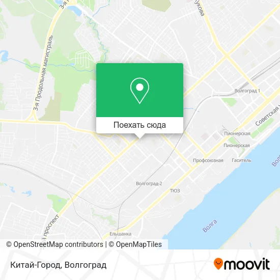 Карта Китай-Город