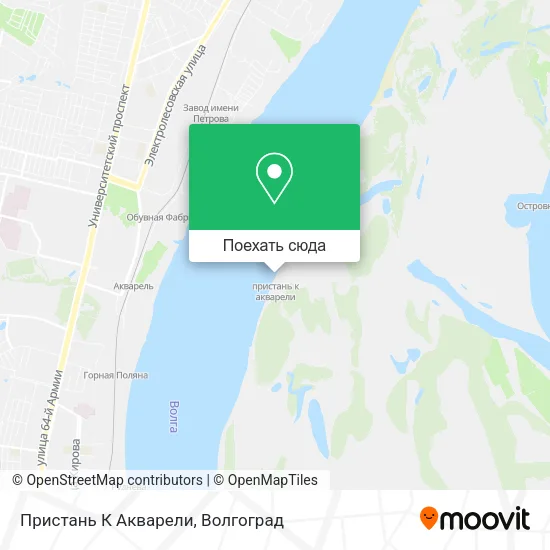 Карта Пристань К Акварели