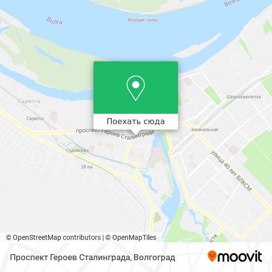 Карта проспект героев