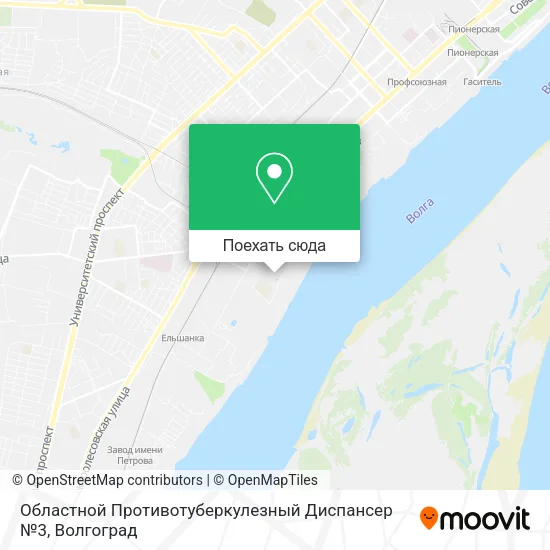 Карта Областной Противотуберкулезный Диспансер №3