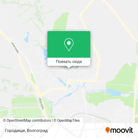 Карта Городище