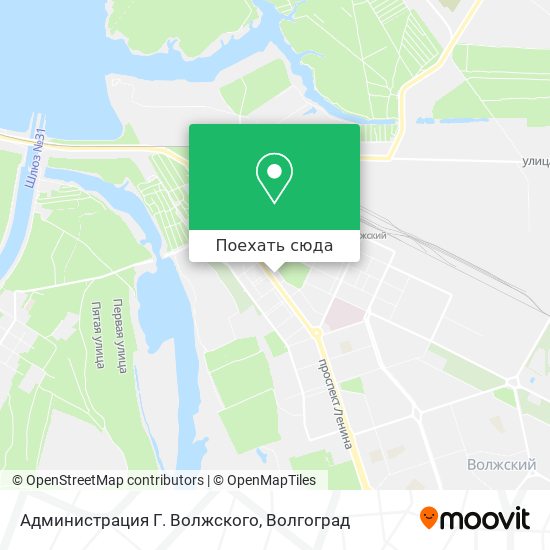 Карта Администрация Г. Волжского