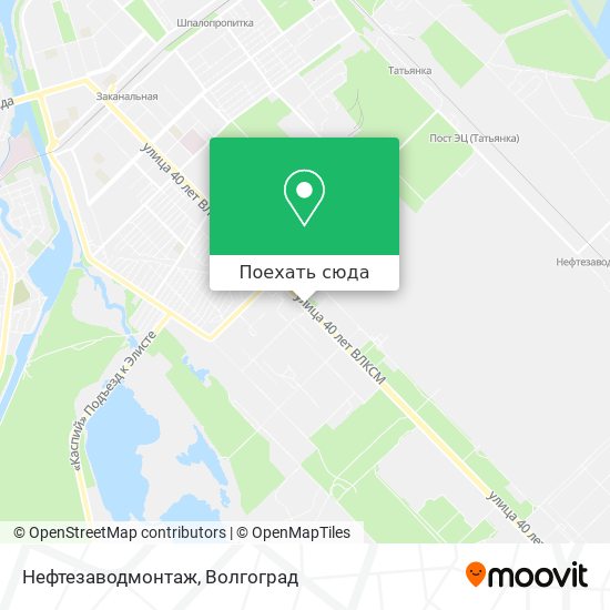 Карта Нефтезаводмонтаж