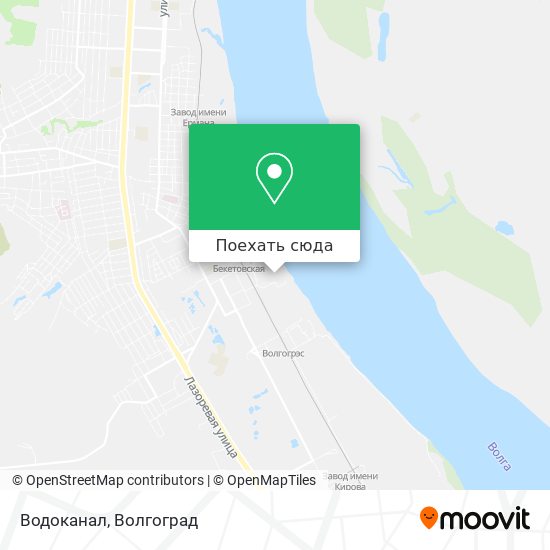 Карта Водоканал