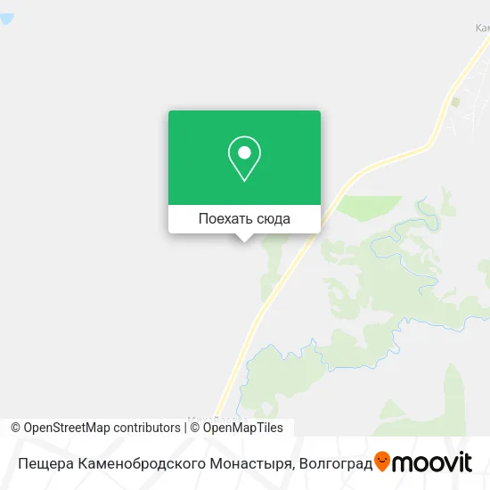 Карта Пещера Каменобродского Монастыря