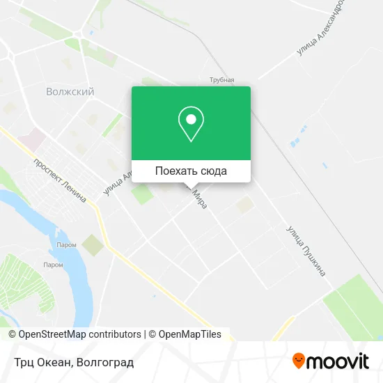 Карта Трц Океан