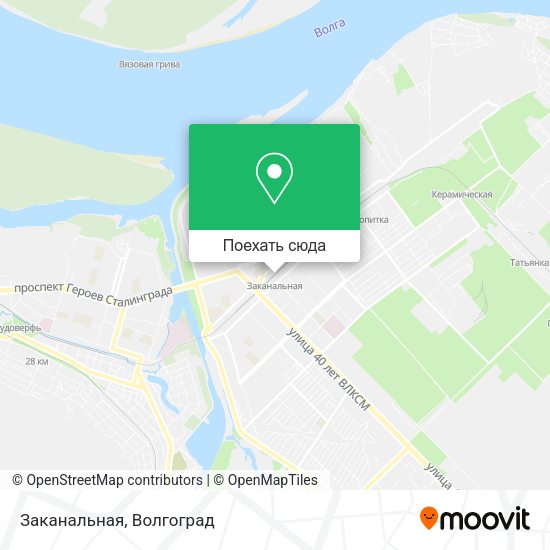Карта Заканальная