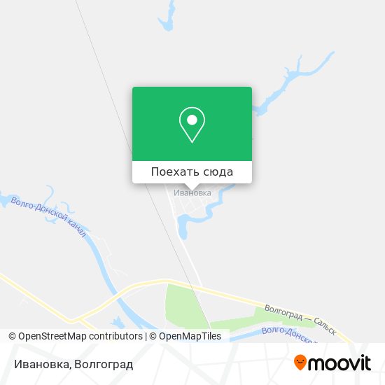 Карта Ивановка