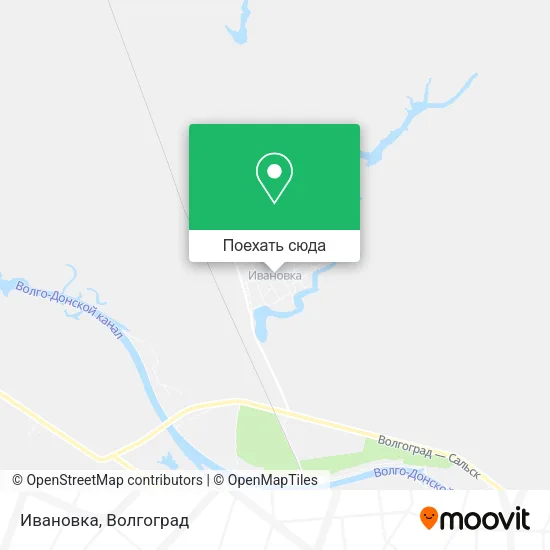 Карта Ивановка