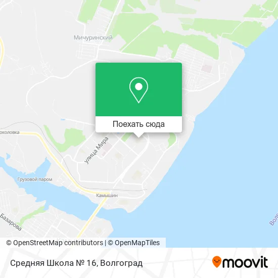 Карта Средняя Школа № 16