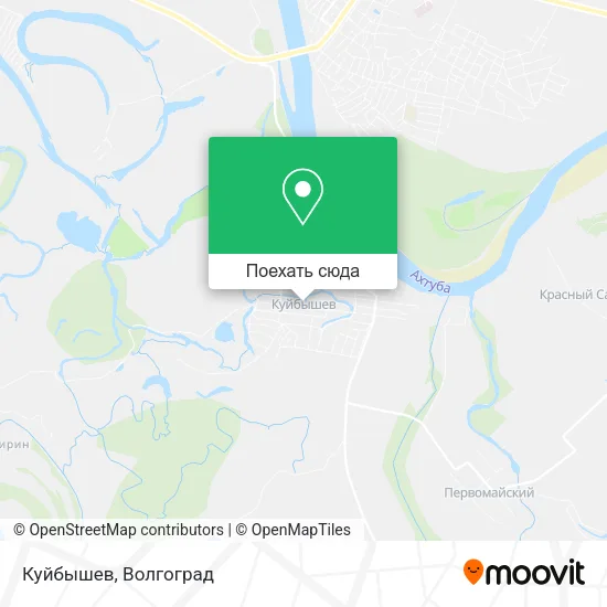 Карта Куйбышев