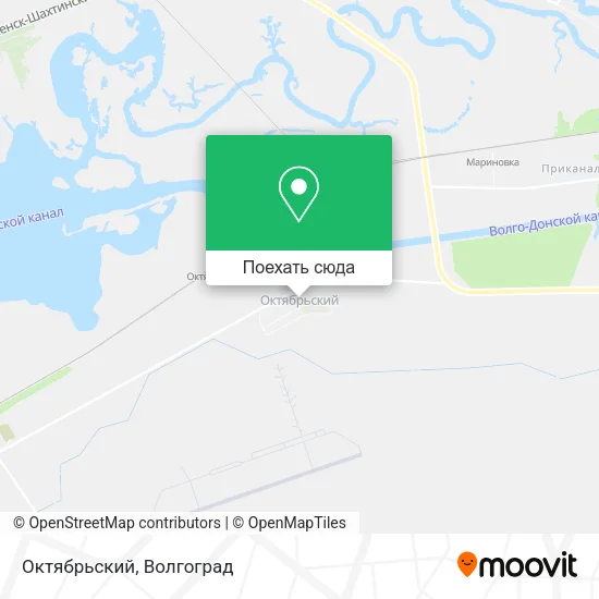 Карта Октябрьский
