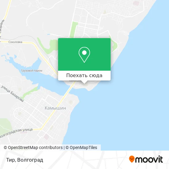 Карта Тир