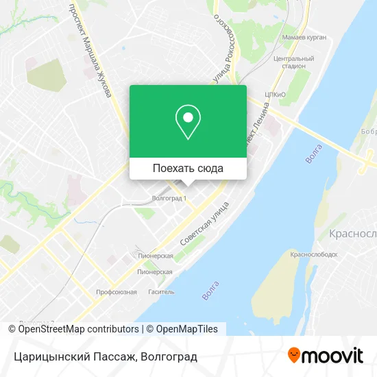 Карта Царицынский Пассаж
