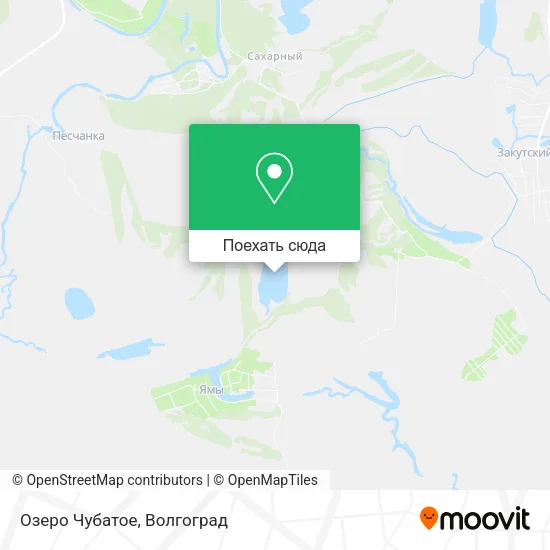 Карта Озеро Чубатое