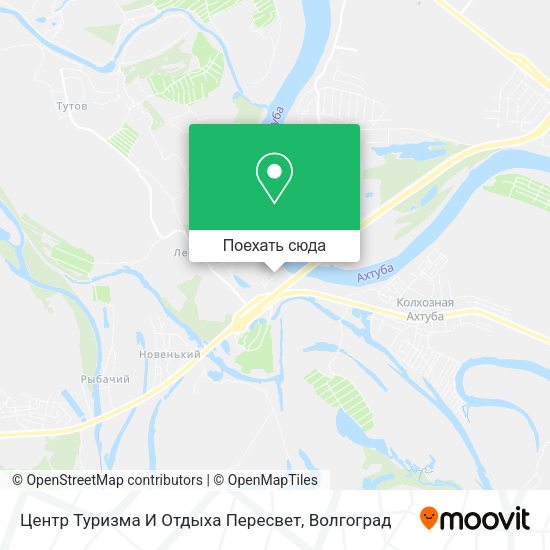 Карта Центр Туризма И Отдыха Пересвет