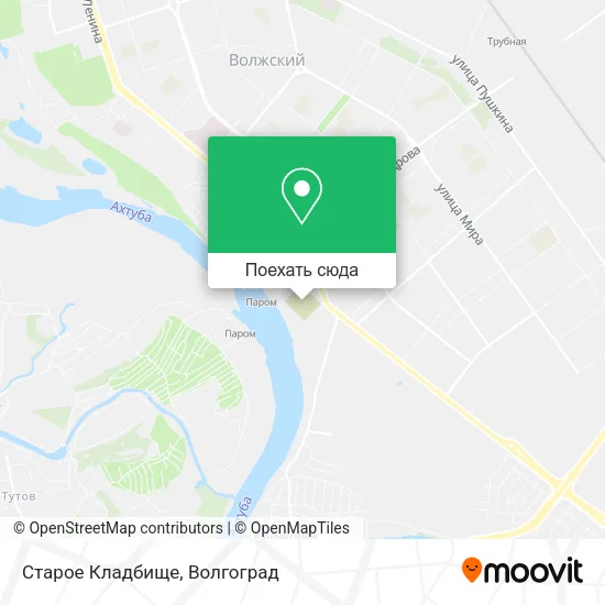 Карта Старое Кладбище