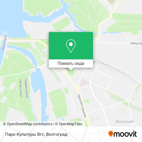 Карта Парк Культуры Вгс