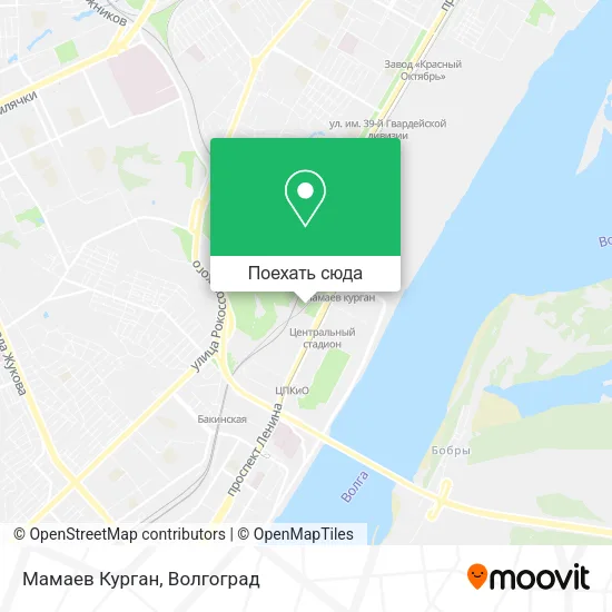 Карта Мамаев Курган