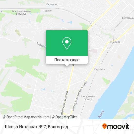 Карта Школа-Интернат № 7