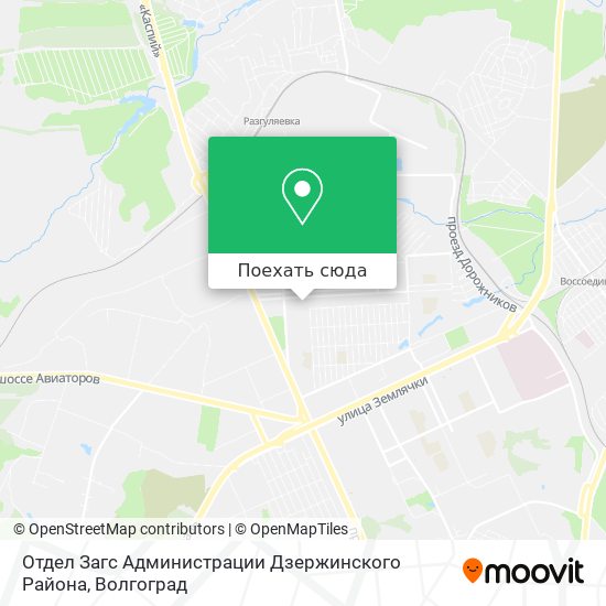 Карта Отдел Загс Администрации Дзержинского Района