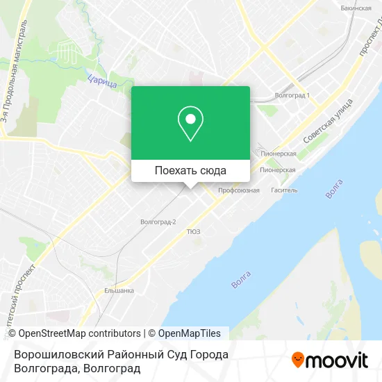 Карта Ворошиловский Районный Суд Города Волгограда