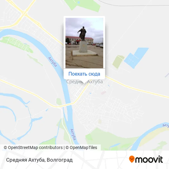 Карта Средняя Ахтуба