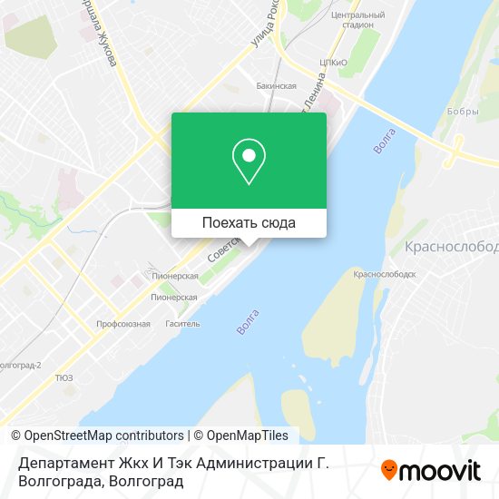 Карта Департамент Жкх И Тэк Администрации Г. Волгограда