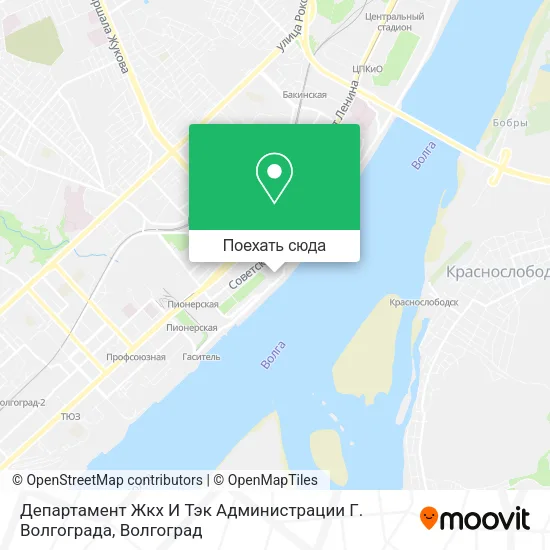 Карта Департамент Жкх И Тэк Администрации Г. Волгограда