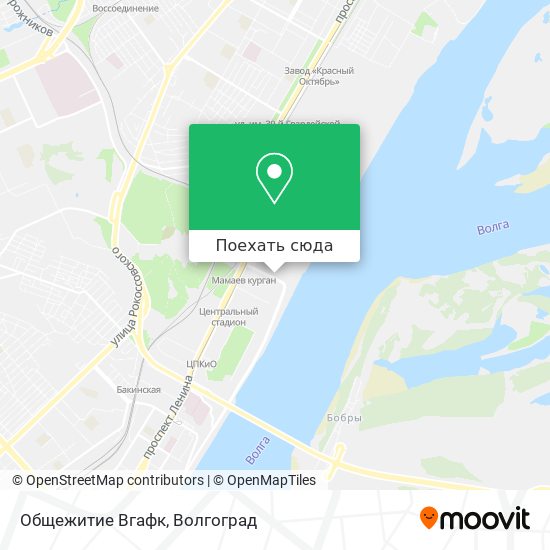 Карта Общежитие Вгафк