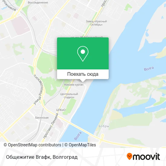 Карта Общежитие Вгафк