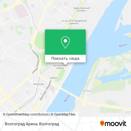 Карта Волгоград Арена
