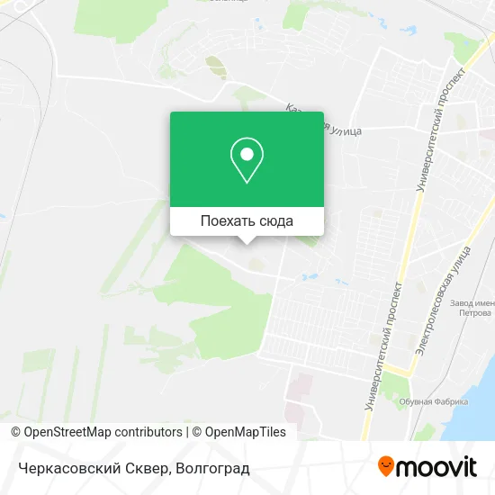 Карта Черкасовский Сквер