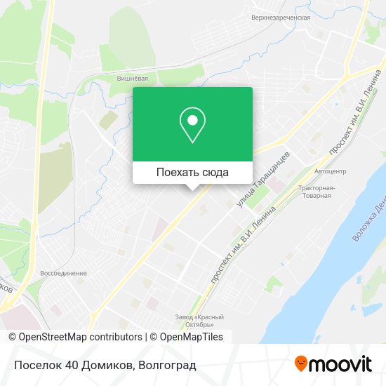 Карта Поселок 40 Домиков
