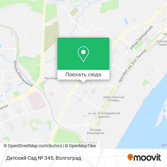 Карта Детский Сад № 345