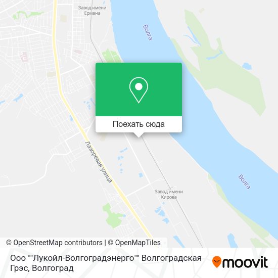 Карта Ооо ""Лукойл-Волгоградэнерго"" Волгоградская Грэс