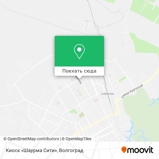 Карта Киоск «Шаурма Сити»