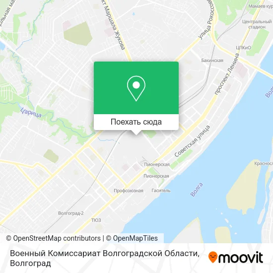Карта Военный Комиссариат Волгоградской Области