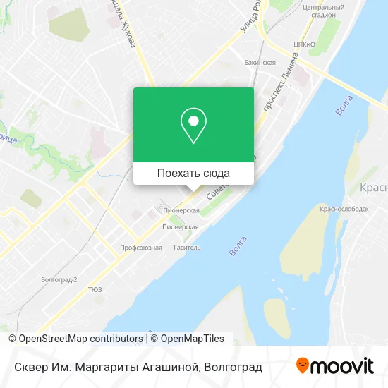 Карта Сквер Им. Маргариты Агашиной
