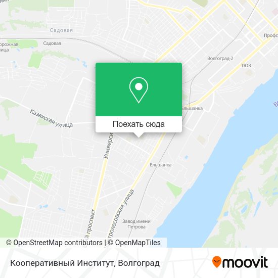 Карта Кооперативный Институт