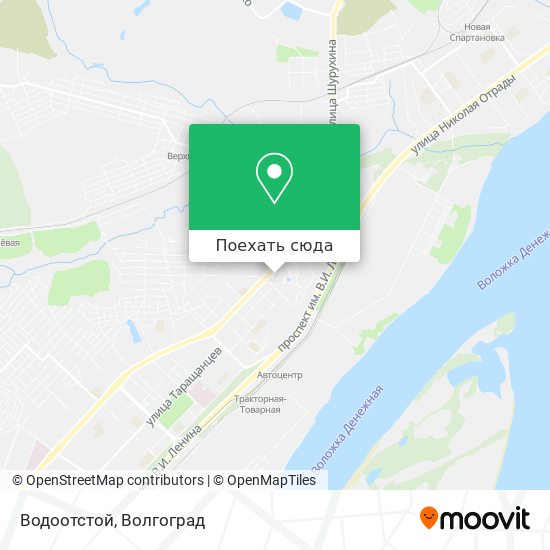Карта Водоотстой