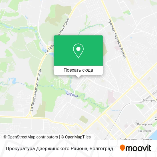 Карта Прокуратура Дзержинского Района