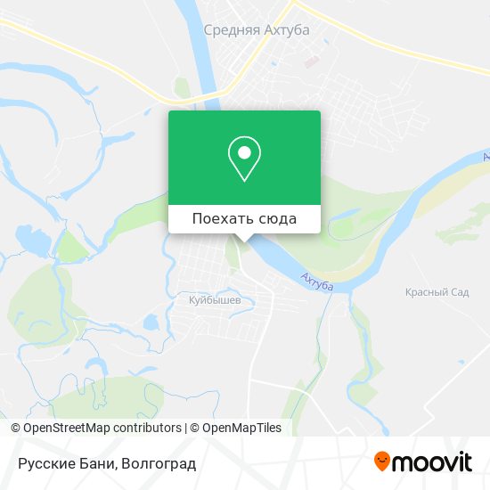 Карта Русские Бани