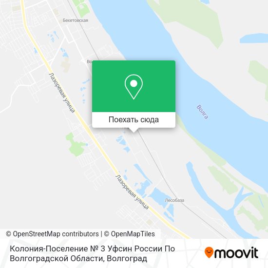Карта Колония-Поселение № 3 Уфсин России По Волгоградской Области