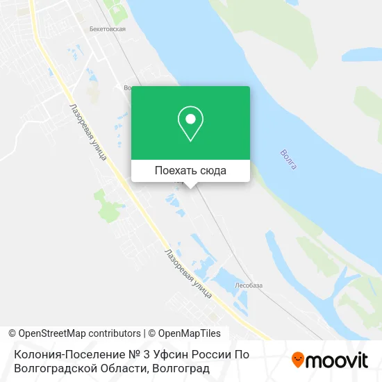 Карта Колония-Поселение № 3 Уфсин России По Волгоградской Области