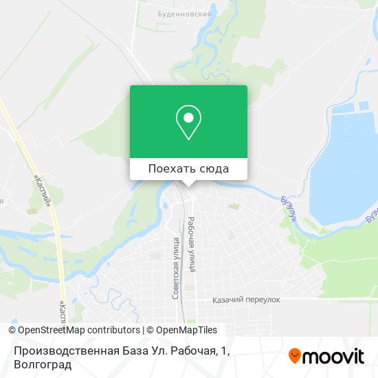 Карта Производственная База Ул. Рабочая, 1