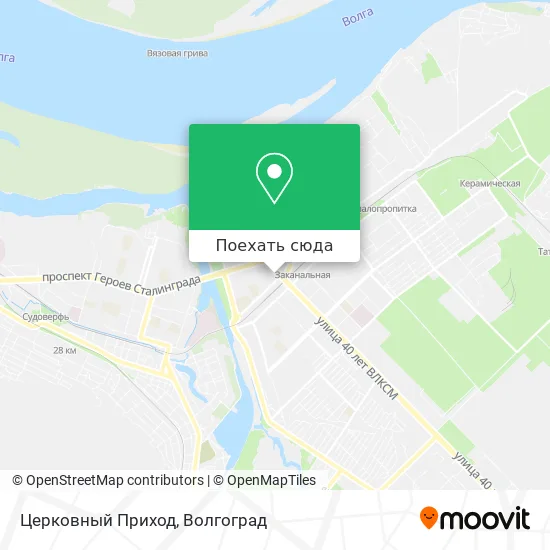 Карта Церковный Приход