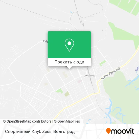 Карта Спортивный Клуб Zeus